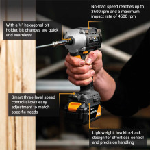 Batavia B.V. 18V brushless digital impact driver 350 Nm (7065184)
