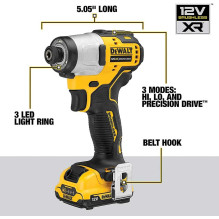 DeWALT Dewalt DCF801D2 12-volt screwdriver DeWALT Dewalt DCF801D2 12-volt screwdriver