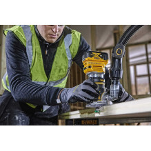 DeWALT 18 V XR bešepetėlinis 8 mm (¼ colio) freza