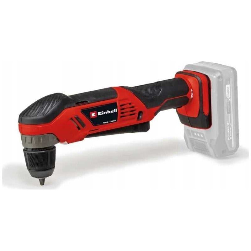 Einhell „Power X-Change“ akumuliatorinis kampinis gręžtuvas TE- AD 18 Li - Solo, 18 t.