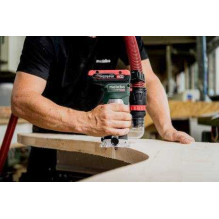 Metabo Metabo FMV 18 LTX BL 8 akumuliatorinės kraštų frezavimo staklės Metabo Metabo FMV 18 LTX BL 8 akumuliatorinės kraštų frezavimo staklės
