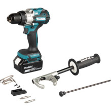 Makita Makita akumuliatorinis smūginis gręžtuvas DHP492RTJ, 18V mėlyna / juoda, 2x ličio jonų akumuliatorius Makita Makita akumuliatorinis smūginis gręžtuvas DHP492RTJ, 18V mėlyna / juoda, 2x ličio jonų akumuliatorius