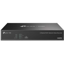 VIGI kanalų Tp-Link NVR1004H-4P tinklo VIGI įrašymo įrenginys VIGI kanalų Tp-Link NVR1004H-4P tinklo VIGI įrašymo įrenginys