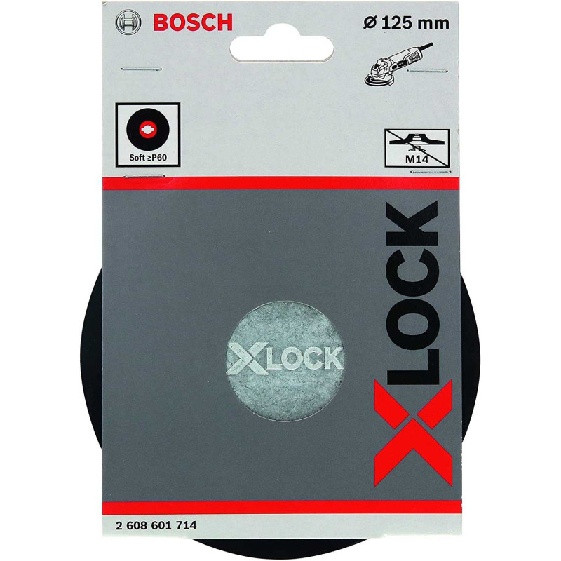Italeri Bosch X-LOCK šlifavimo padas, minkštas, 125 mm skersmens