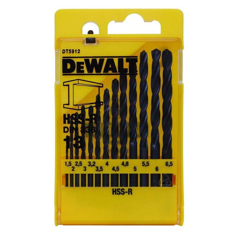 DeWALT DT5912-QZ grąžtų rinkinys, 13 vnt.