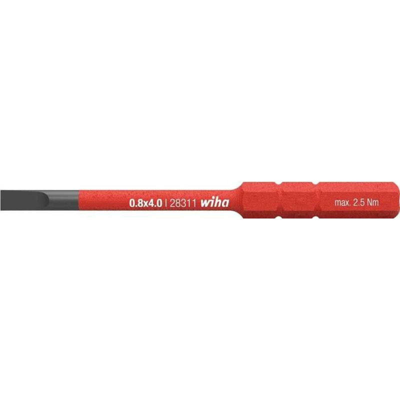 Wiha Wiha antgalis slimBit elektrinis plokščias 3,5 mm x 75 mm (41159)