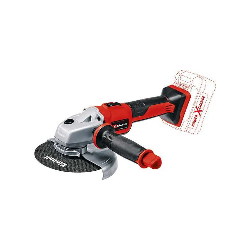 Einhell Einhell akumuliatorinis kampinis šlifuoklis TE- AG 18 / 150 Li BL - Solo (raudonas / juodas, su