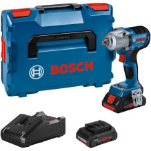 Bosch Bosch akumuliatorinis smūginis veržliasukis GDS 18V-450 HC Professional, 18V (mėlynas / bl Bosch Bosch akumuliatorinis smūginis veržliasukis GDS 18V-450 HC Professional, 18V (mėlynas / bl