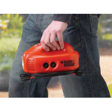 Black&Decker BLACK + DECKER kompresorius ASI200-XJ, 8,27bar, oro pompa (oranžinė / juoda Black&Decker BLACK + DECKER kompresorius ASI200-XJ, 8,27bar, oro pompa (oranžinė / juoda