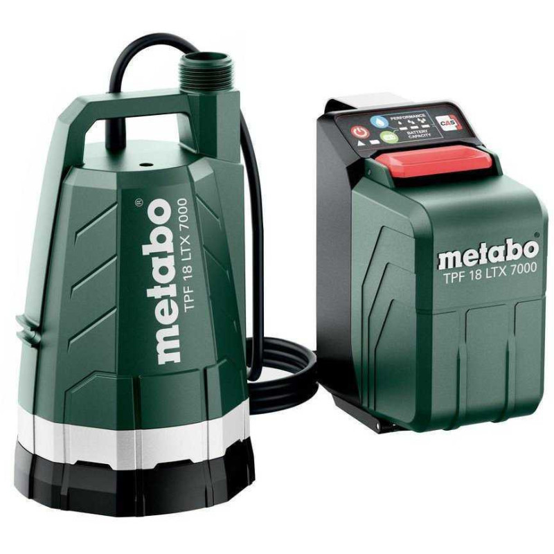 Metabo metabo TPF 18 LTX 7000 (601748850) belaidis panardinamas siurblys, panardinamas