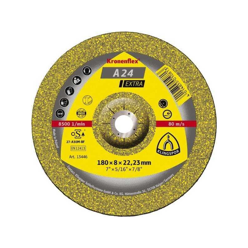 Klingspor ŠLIFIMO DISKAI 125X6X22.23 MM A 24 EX
