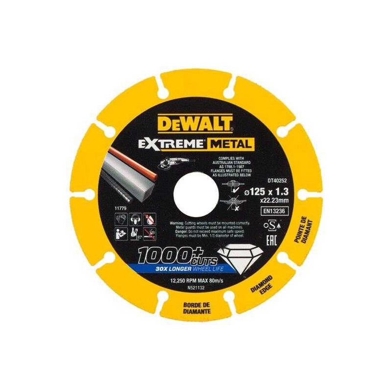 DeWALT Dewalt deimantinis pjovimo diskas DT40252-QZ - 125x1.3mm
