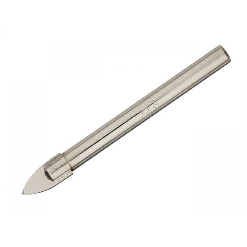 Irwin Irwin stiklo ir glazūros grąžtas su karbido įdėklu, cilindrinis 10mm (10507