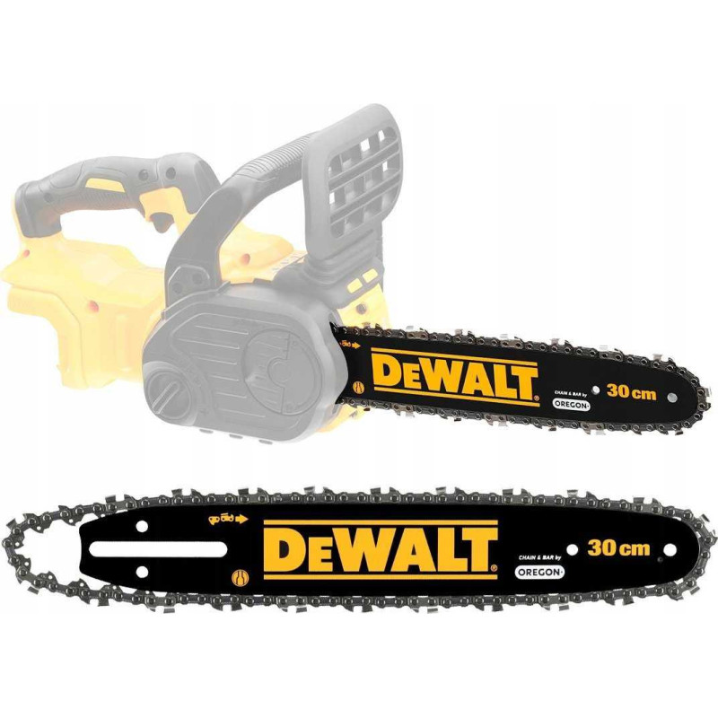 DeWALT 30 cm kreipiančioji juosta + grandinė, skirta DCM565