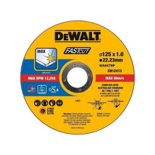 DeWALT Dewalt 100 125x1mm discs for INOX metal (DT20540-QZ) DeWALT Dewalt 100 125x1mm discs for INOX metal (DT20540-QZ)