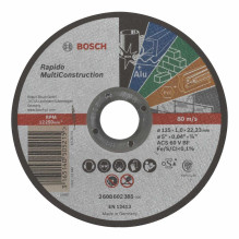 Bosch Rapido Multi Construction ACS 60 V BF 1 x 125mm