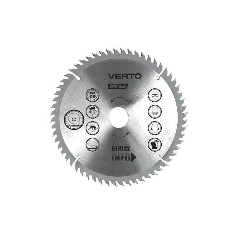 Verto Verto diskinis pjūklas 350x30mm 40Z 61H142