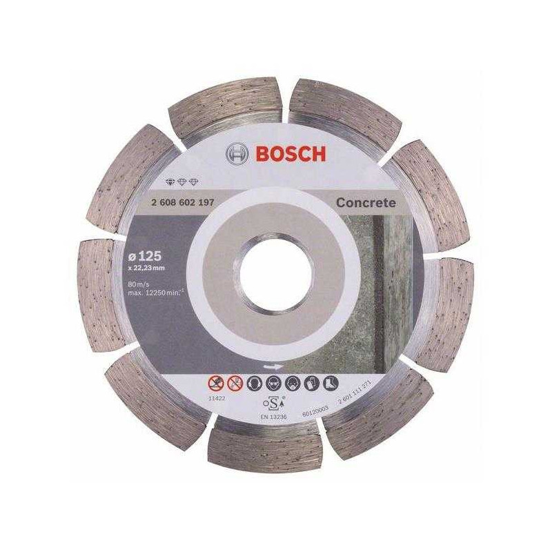 Bosch Deimantinis pjovimo diskas, standartinis betonui 125x22x1.6mm (2608602197)