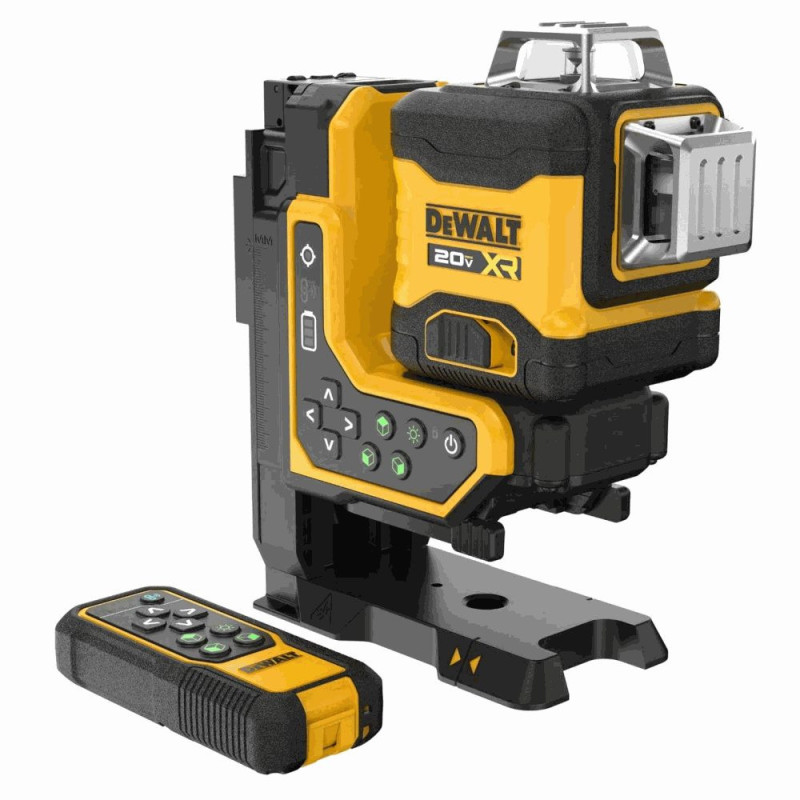 DeWALT 18V XR 3x360 žalias nuotolinio valdymo lazeris