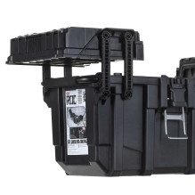 Keter Toolbox KETER CANTILEVER Job Box (17203037 / 238270) on wheels Black Keter Toolbox KETER CANTILEVER Job Box (17203037 / 238270) on wheels Black