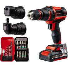 Einhell Einhell akumuliatorinis gręžtuvas / suktuvo rinkinys TE- CD 18 / 45 3X-Li +22, 18Volt (raudona / b