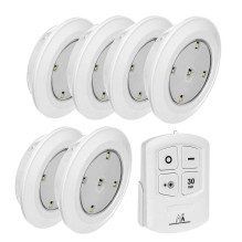 Maclean Maclean Energy MCE165 Remote Control LED Lamps Set, AAA Battieries, 6