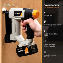 Batavia B.V. 18V Combi-tacker 18GA (7064920) Batavia B.V. 18V Combi-tacker 18GA (7064920)