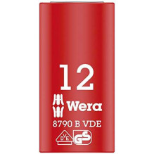 Wera Wera Cyclops“ antgalis 12x46 - 8790 B VDE, izoliuotas, su 3/8"