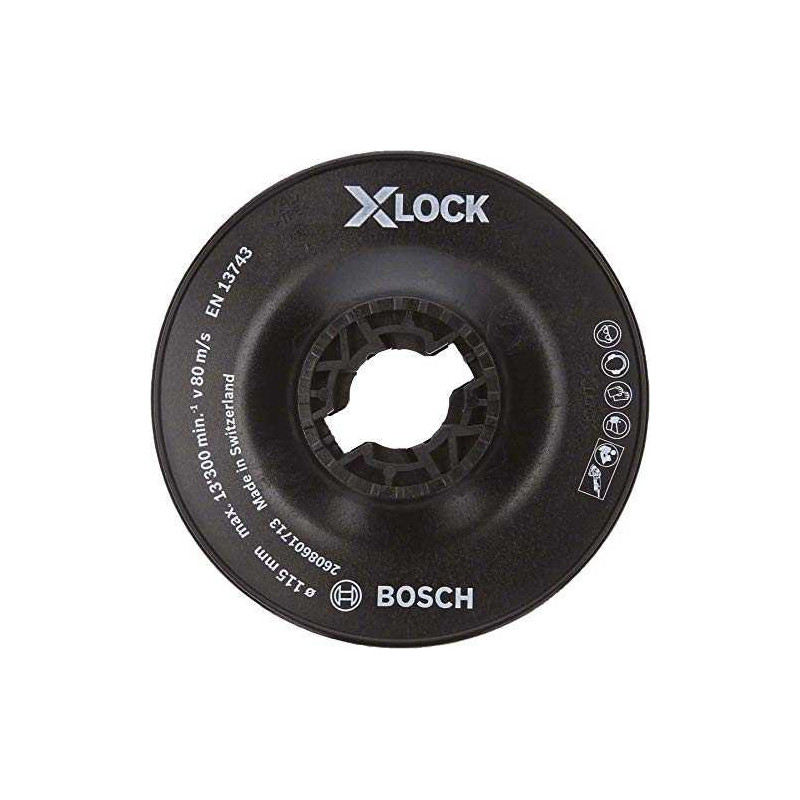 Bosch Powertools Bosch „X-LOCK“ šlifavimo padas, 115 mm kietas - 2608601713