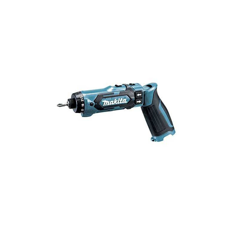 Makita Makita akumuliatorinis atsuktuvas DF012DZ, 7.2Volt, gręžtuvas-suktuvas (mėlynas