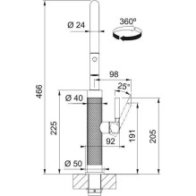 Franke Mythos Masterpiece J Pull Down Spray AN (115.0711.555) Franke Mythos Masterpiece J Pull Down Spray AN (115.0711.555)