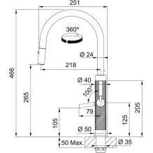 Franke Mythos Masterpiece J Pull Down Spray AN (115.0711.555) Franke Mythos Masterpiece J Pull Down Spray AN (115.0711.555)