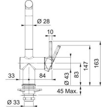 Franke Active L pull out spray HP CHR / SG (115.0721.464) Franke Active L pull out spray HP CHR / SG (115.0721.464)