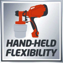 „Einhell TC-SY 500 P“ dažų purškimo pistoletas (raudonas / juodas, 500 vatų) „Einhell TC-SY 500 P“ dažų purškimo pistoletas (raudonas / juodas, 500 vatų)