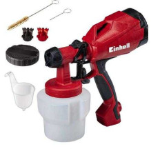 „Einhell TC-SY 500 P“ dažų purškimo pistoletas (raudonas / juodas, 500 vatų) „Einhell TC-SY 500 P“ dažų purškimo pistoletas (raudonas / juodas, 500 vatų)