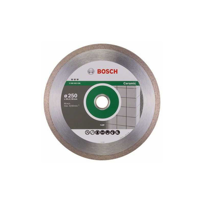 Bosch Bosch deimantinis pjovimo diskas geriausiai tinka keramikai, 250mm (kiermuo 30mm / 25.4mm