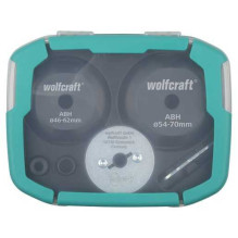 Wolfcraft Wolfcraft Set of 3 hole enlargement adapters, Wolfcraft Wolfcraft Wolfcraft Set of 3 hole enlargement adapters, Wolfcraft