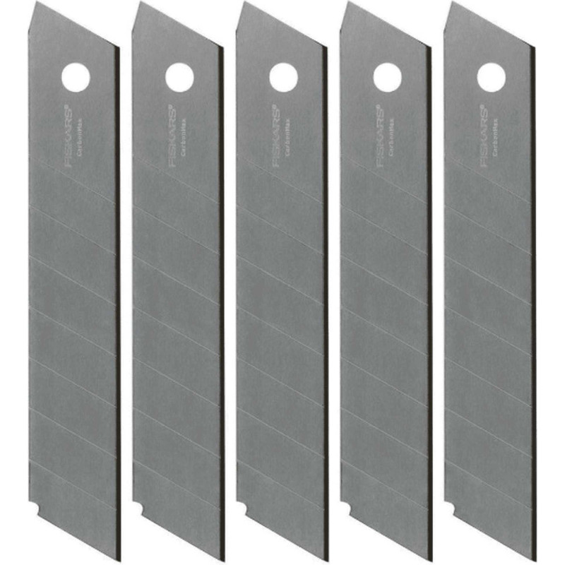 Fiskars Fiskars 18mm „CarbonMax“ prailginamų peiliukų rinkinys, 5 dalys ( F1027232 )