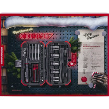 Gedore Advent Calendar 2025, tool set black / red, 51pcs 1 / 4" Gedore Advent Calendar 2025, tool set black / red, 51pcs 1 / 4"