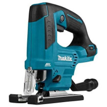 Makita Makita akumuliatorinis švytuoklinis siaurapjūklis JV103DZ, 12 voltų (mėlynas / juodas, be Makita Makita akumuliatorinis švytuoklinis siaurapjūklis JV103DZ, 12 voltų (mėlynas / juodas, be
