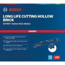 Bosch Bosch Expert reciprocating saw blade ''Hollow Brick'' S 1543 HM, 3 piece Bosch Bosch Expert reciprocating saw blade ''Hollow Brick'' S 1543 HM, 3 piece