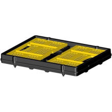 Stanley Stanley SXWT-FT505-SP 25kg Folding Basket Black, Yellow Stanley Stanley SXWT-FT505-SP 25kg Folding Basket Black, Yellow