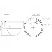 Dahua IPC-HDBW1439E1-A-IL-0280B-S6 White Dahua IPC-HDBW1439E1-A-IL-0280B-S6 White