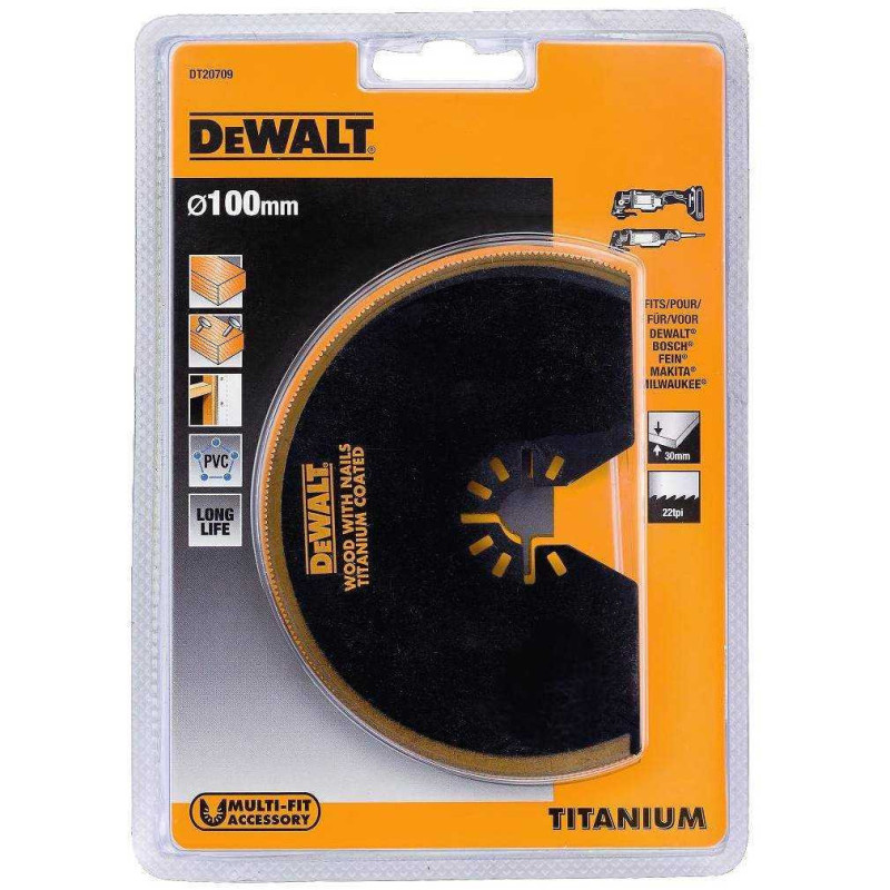 DeWALT Multi Tool Blade - Puslankis Titan Blade 102mm