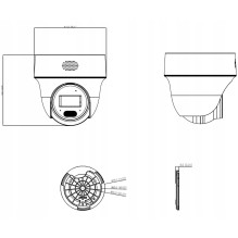 Dahua IPC-PT1439H-PV-0280B Balta Dahua IPC-PT1439H-PV-0280B Balta