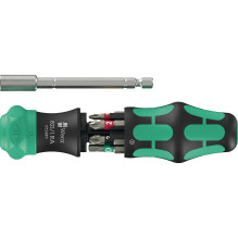 Wera Wera Kraftform Kompakt 28 RA 1, bit set black / green, 6-piece, 1 / 4", wi Wera Wera Kraftform Kompakt 28 RA 1, bit set black / green, 6-piece, 1 / 4", wi