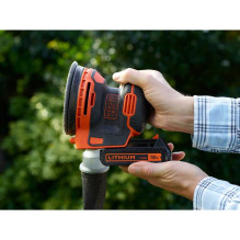 Black&Decker Black&Decker Orbitinis šlifuoklis su akumuliatoriumi BDCROS18N-XJ - be akumuliatoriaus Black&Decker Black&Decker Orbitinis šlifuoklis su akumuliatoriumi BDCROS18N-XJ - be akumuliatoriaus