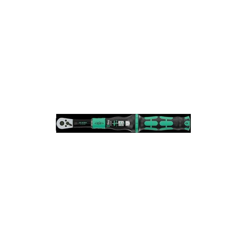 Wera Wera sukimo momento raktas su grįžtamuoju terkšle „Click-Torque Lock A 5“, juodas