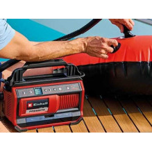 Einhell Einhell hibridinis kompresorius PRESSITO 18 / 25 Hybrid, 18Volt / 220Volt (raudonas