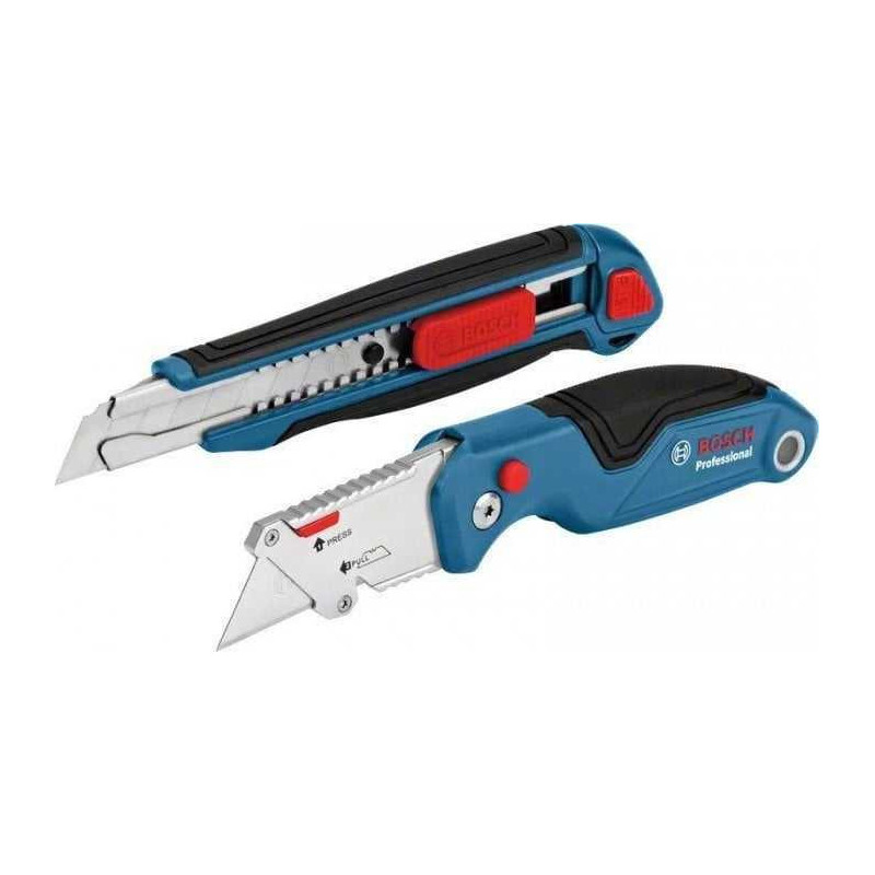 Bosch Bosch profesionalus peilių rinkinys, 2-piece, kilimų peilis (mėlynas, skirtas